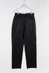 Pantaloni Din Piele Vintage Femei - L