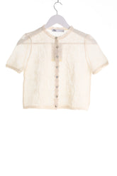 Top Zara Cropped Femei - S