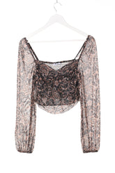 Bluza Cropped Amisu Femei - L