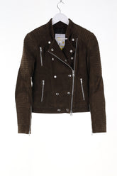 Jacheta Gestuz Din Piele Femei - XS