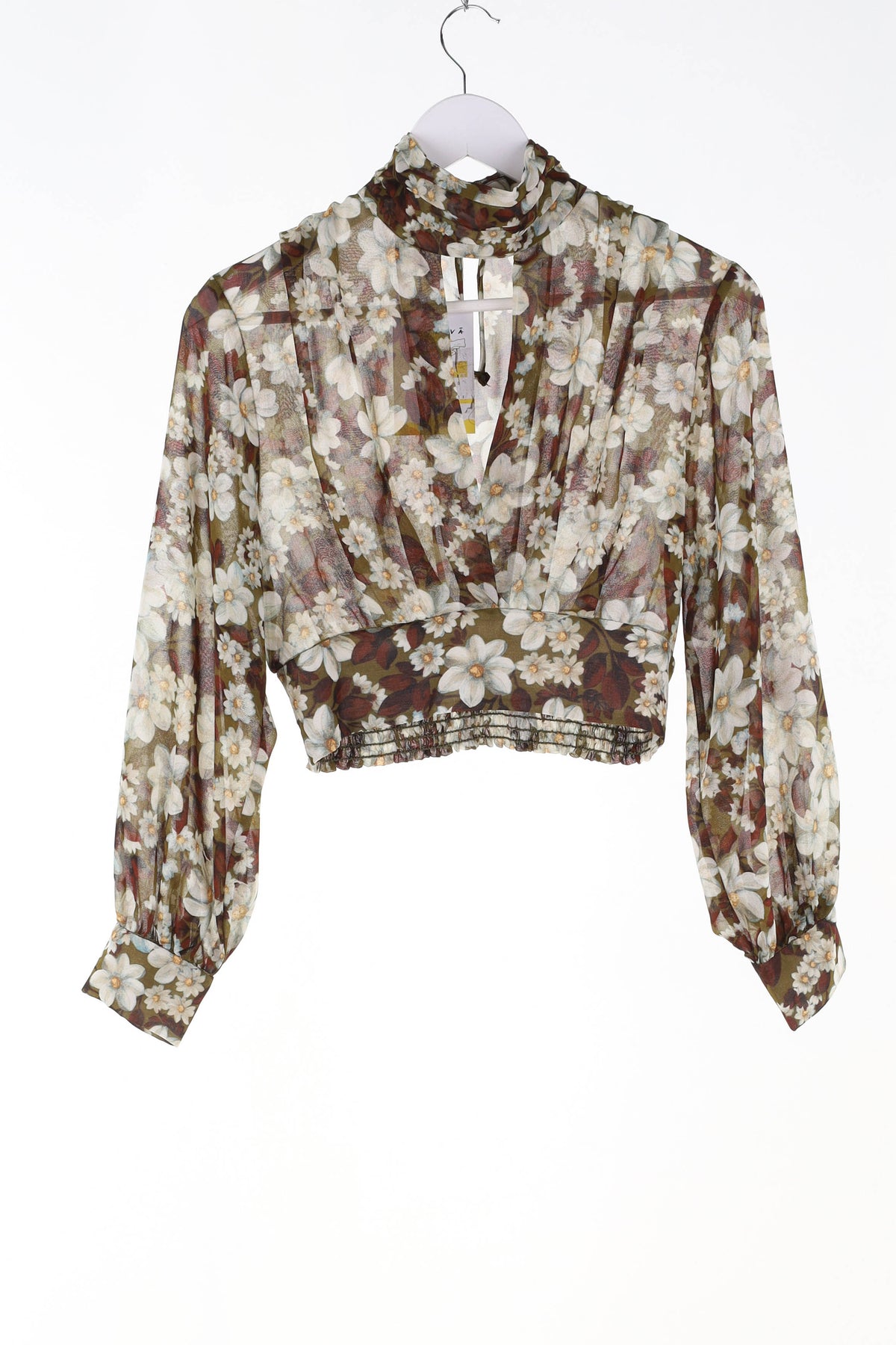 Camasa Crop Top Femei - M