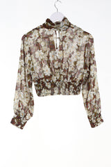 Camasa Crop Top Femei - M