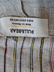 Pantaloni din in Pull&Bear Femei - S