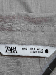 Cămașă din in Zara Bărbați - S