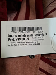 Jachetă bomber din piele Review Femei - L