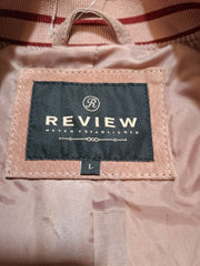 Jachetă bomber din piele Review Femei - L