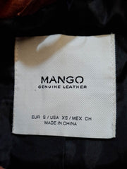 Jachetă piele Mango Femei - S