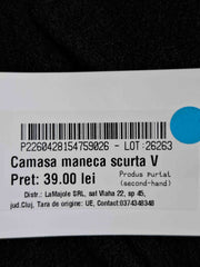 Cămașă mânecă scurtă H&M Bărbați - L