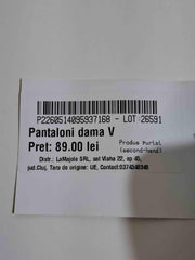 Pantaloni Mng Femei din in - S