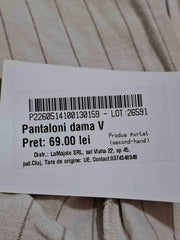 Pantaloni H&M Femei din in - XS