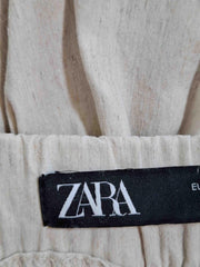 Pantaloni scurți din in Zara Femei - S