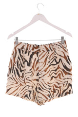 Pantaloni scurți din in Stradivarius Femei - M