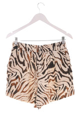 Pantaloni scurți din in Stradivarius Femei - M