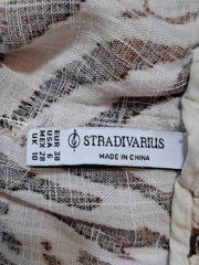 Pantaloni scurți din in Stradivarius Femei - M
