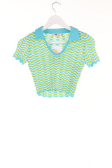 Tricou Crop Top FB Sister Femei - XXS