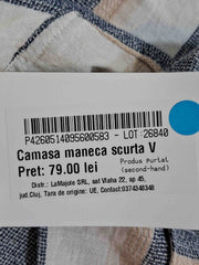 Cămașă din in Hollister Bărbați - XS