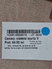 Cămașă mânecă scurtă Zara Bărbați - S