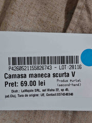 Cămașă Zara Bărbați din in - M
