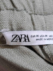 Pantaloni din in Zara Femei - M