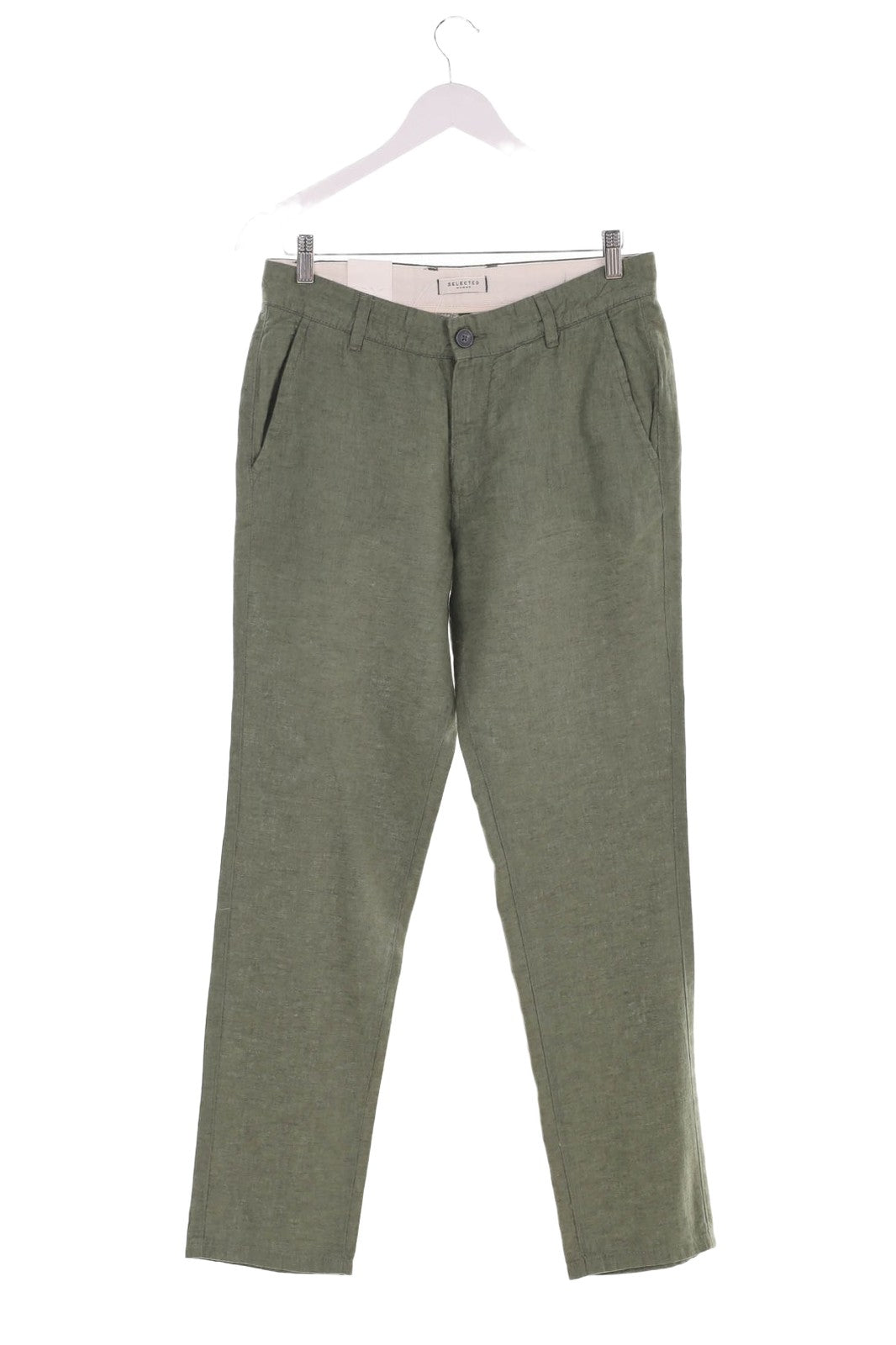 Pantaloni din in Selected Bărbați - M