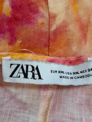 Rochie din in Zara Femei - XXL
