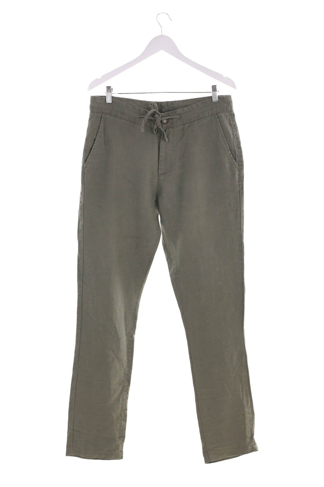 Pantaloni din in Navyboot Bărbați - L