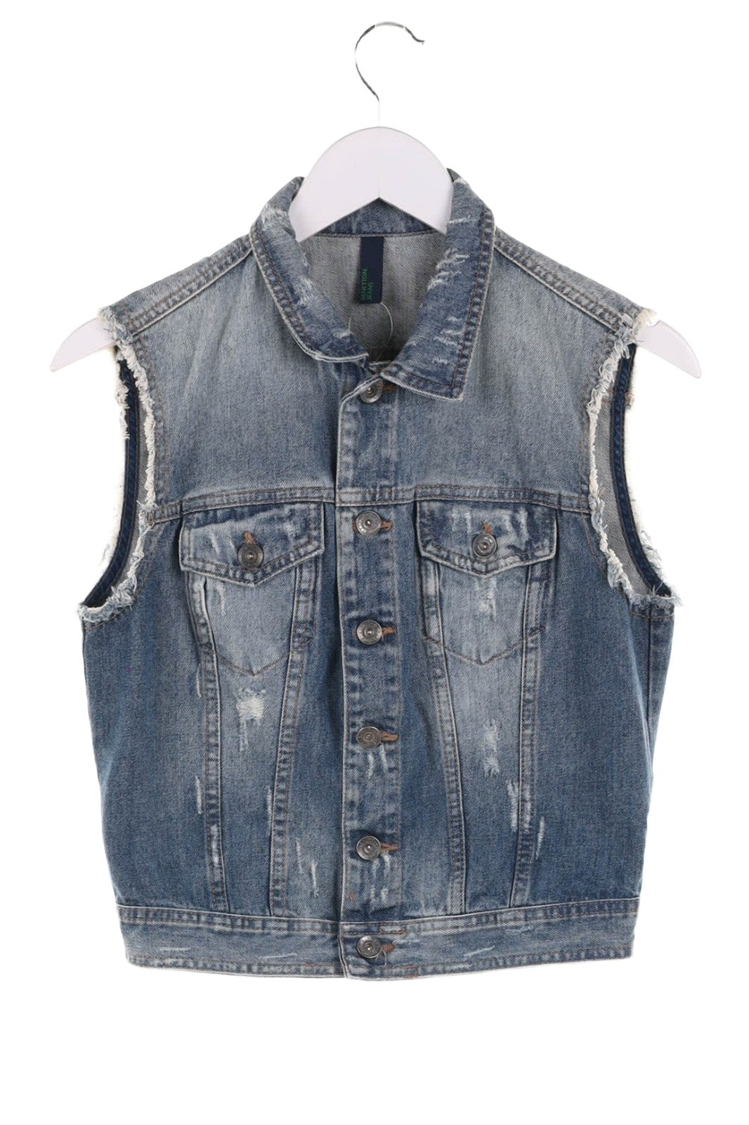 Vestă din denim Benetton Femei - M