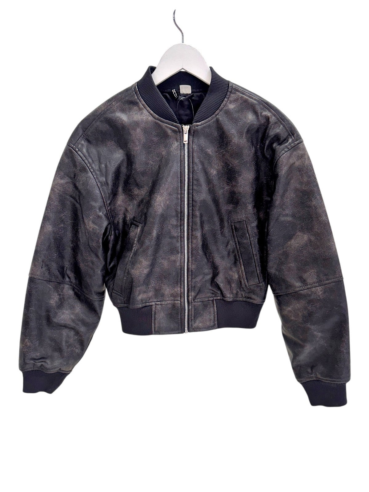Geacă bomber H&m din piele ecologică Femei - XXS