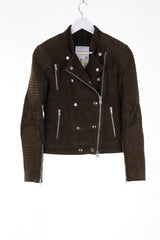 Jacheta Gestuz Din Piele Femei - XS