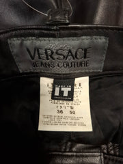 Pantaloni din piele Versace Barbati - M
