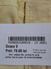 Jachetă din in Stradivarius Femei - XL