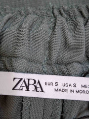 Pantaloni din in Zara Femei - S