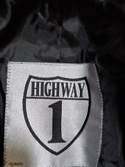 Pantaloni din piele Highway 1 Femei - S