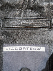 Jachetă din piele Viacortesa Bărbați - XXXL