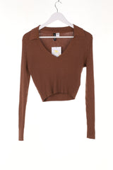 Pulover Crop Top Femei - M