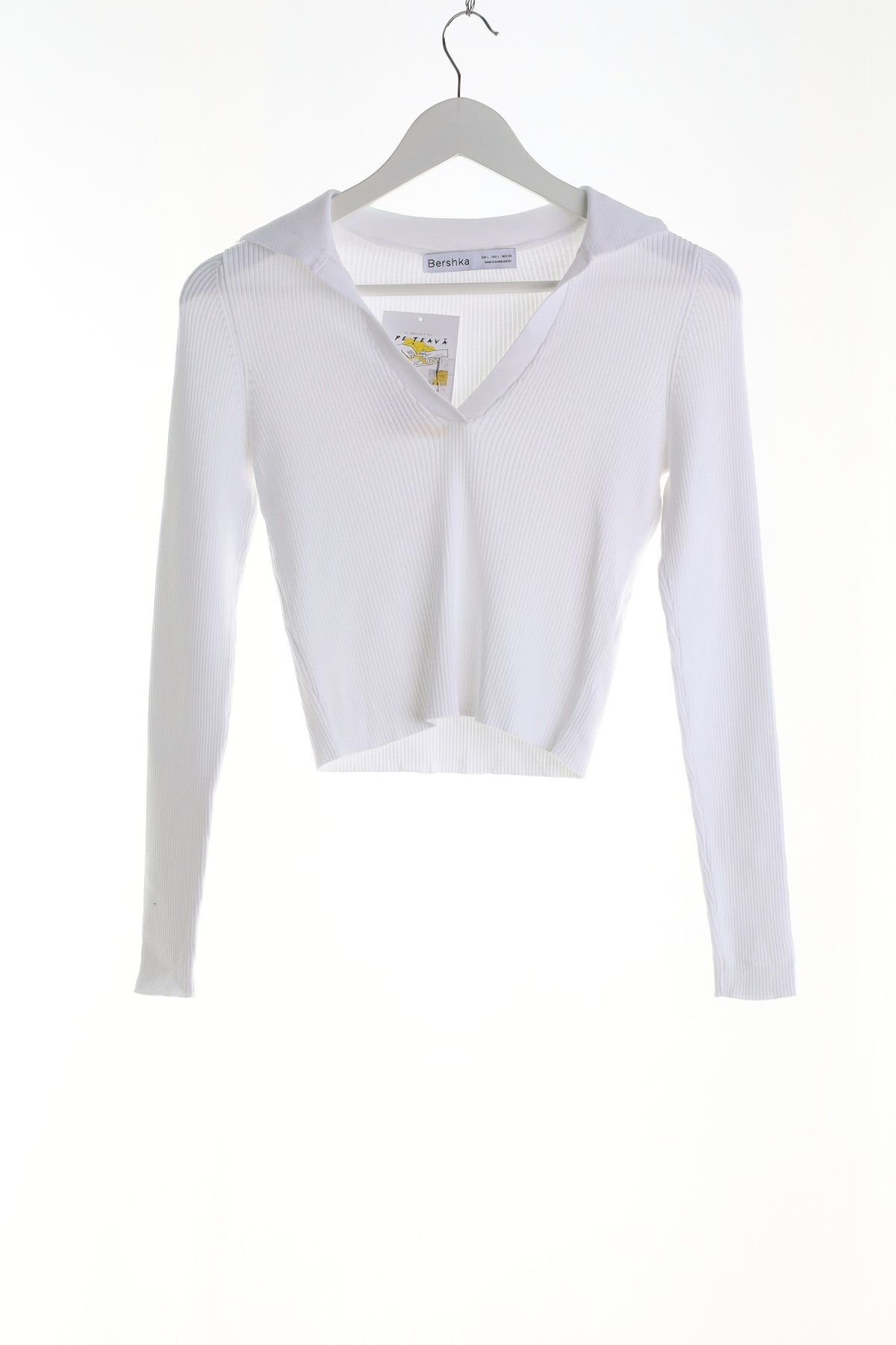 Pulover Crop Top Bershka Femei - L