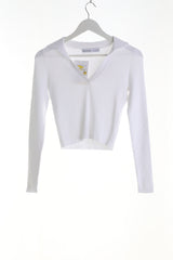 Pulover Crop Top Bershka Femei - L