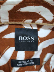Cămașă Boss Bărbați din in - L