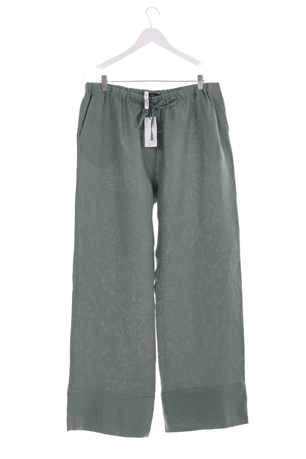Pantaloni din in Mng Femei - XL