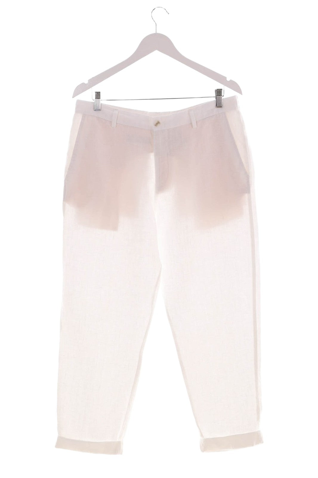 Pantaloni din in Zara Bărbați - L