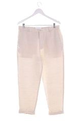 Pantaloni din in Zara Bărbați - L