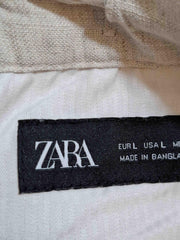 Pantaloni din in Zara Bărbați - L