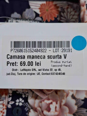 Cămașă Indigo Bărbați - XL