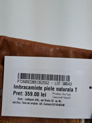Jachetă din piele Camel active Bărbați - XL