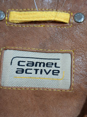 Jachetă din piele Camel active Bărbați - XL