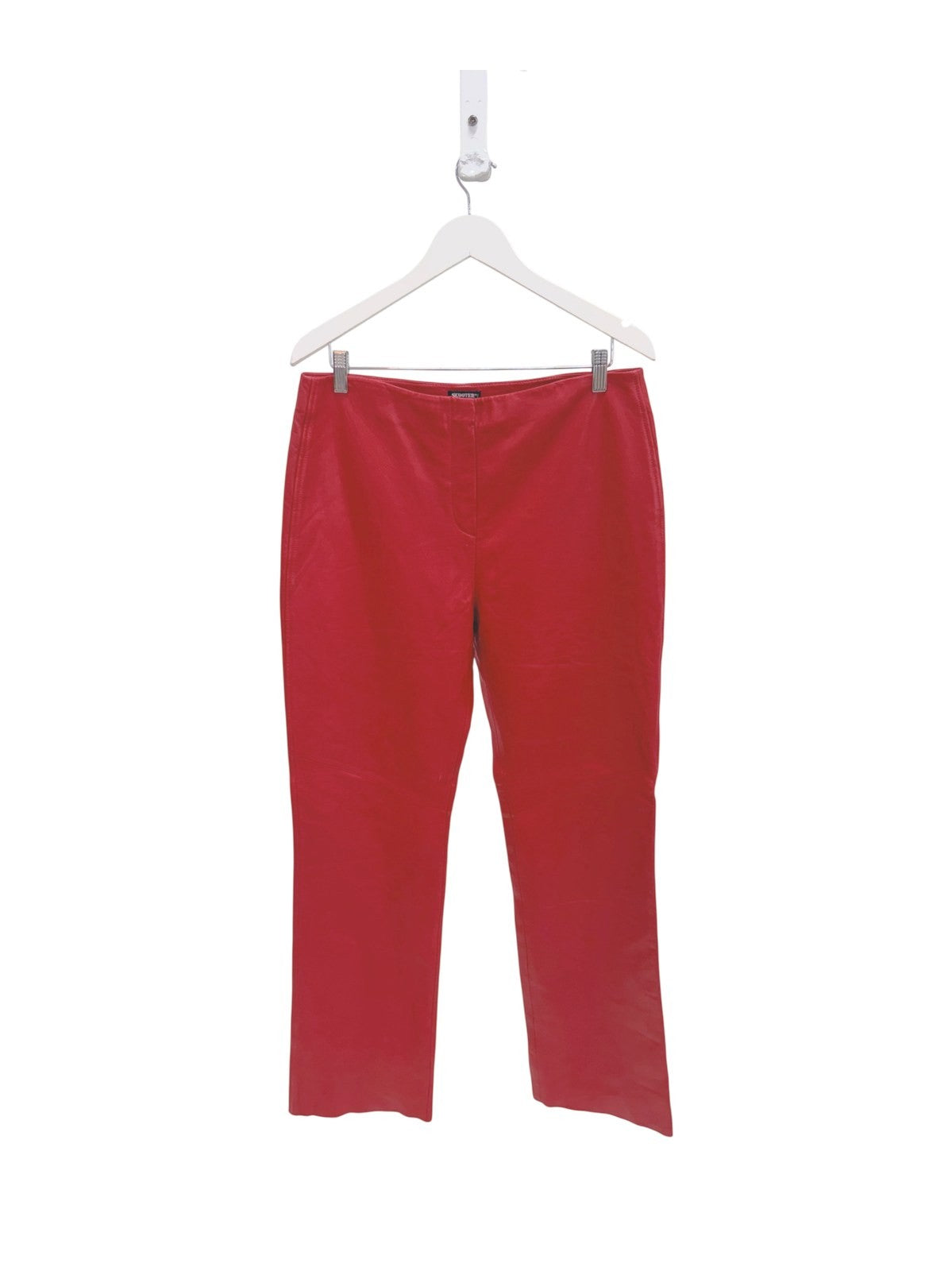 Pantaloni Scooter din piele naturală Femei - M