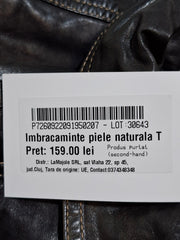 Jachetă Casa moda din piele Bărbați - XXL