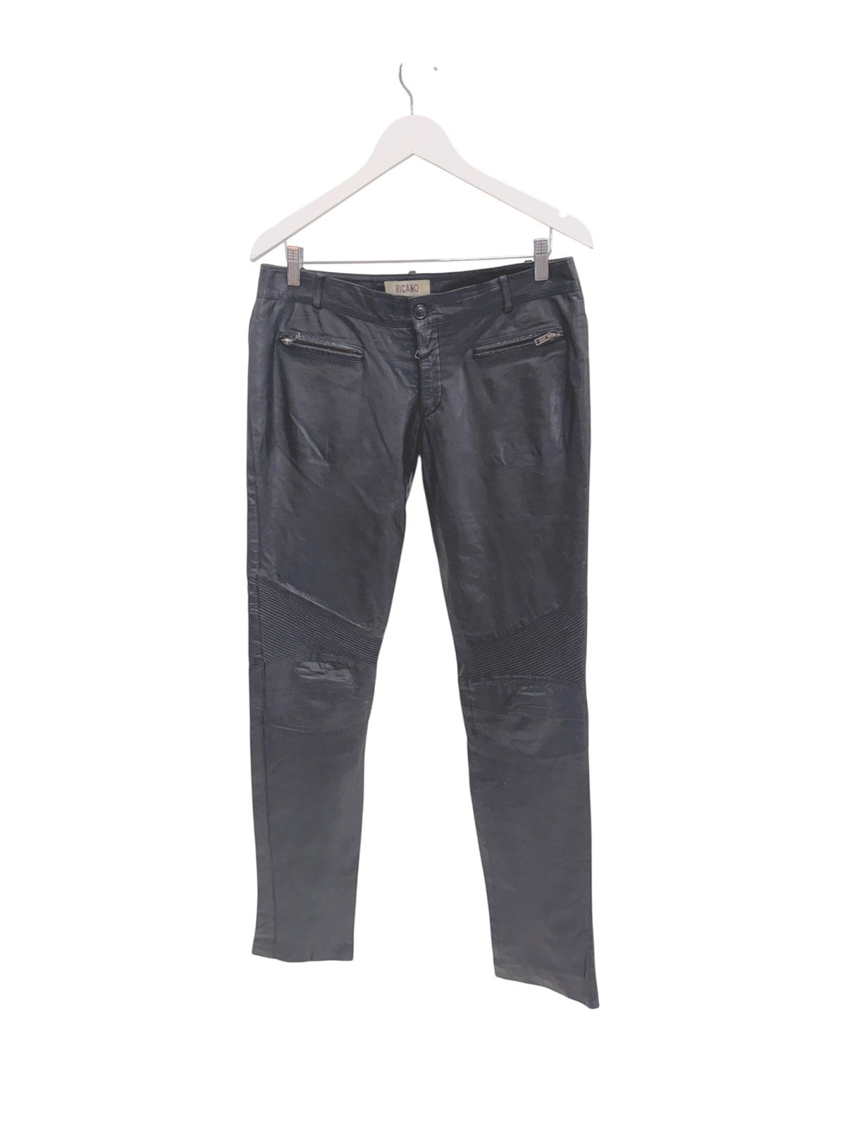 Pantaloni Ricano din piele naturală Bărbați - L