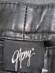 Pantaloni din piele Amy Femei - M