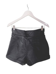Pantaloni scurți din piele Femei - L